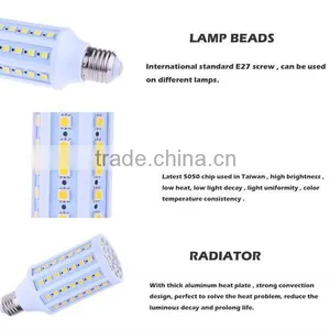 E27 25w 30w 4000k 3000 - 5000 Lumen Corn Led Bulb Light thumbnail-2