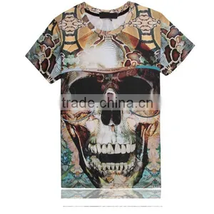 100%cotton 3D t Shirt Printing Short Sleeves Wholesale thumbnail-4