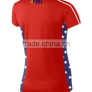 Womens American Flag Short Sleeve Tshirt thumbnail-2
