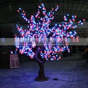 High Simulation Waterproof Cherry Blossom 3m Decoration 220v Led Tree Light thumbnail-5