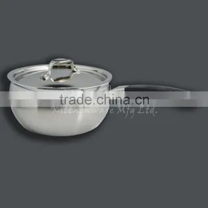 3-layer Stainless Steel Pot With Fine Polishing thumbnail-1