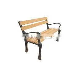 Folding Wood Bench Modern Outdoor Wpc Wood Bench Wood Park Coach thumbnail-2