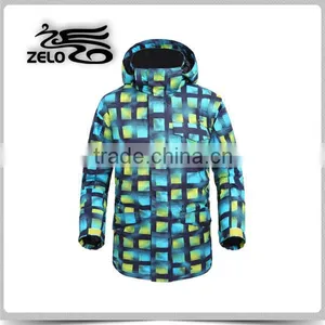 Men Printed Snowboard Warm Skiing Jacket thumbnail-1