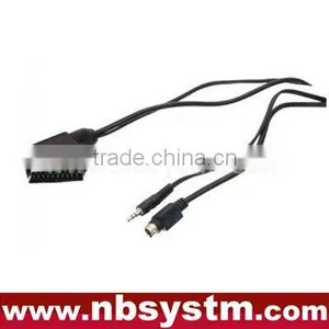 Scart Male to SVHS + 3.5mm Stereo Plug Cable thumbnail-1