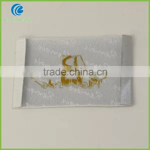 2016 Factory Wholesale Custom Polyester Damask Woven Labels For Clothing thumbnail-5
