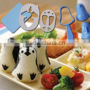 Best Cookware Toys Penguin Cutter Set Animal Rice Ball thumbnail-1