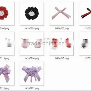 High Level Well Design Pretty Bowknot Shape Set Colorful Beads Satin Bowknot Custom thumbnail-2