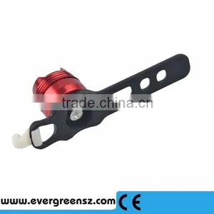LED Tail Light Safety Warning Helmet Red Flash Light 3 Modes Wholesale Bike Lamp thumbnail-3