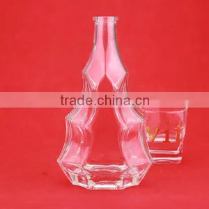 China Factory Cheap Frosted Whiskey Bottle Liquor Bottles Wholesale Food Great Boston Bottles thumbnail-3