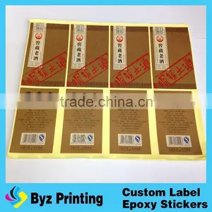 Manufacturer Wholesale Cheap Customized Metal Wine Bottle Label thumbnail-1