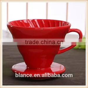 Glazed Ceramic Coffee Dripper Porcelain Europe Style thumbnail-1