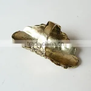Punk Metal Carved Flower 3 Colors Retro Design Rings thumbnail-3