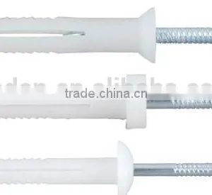 Mushroom Head Nylon Nail Anchor,nylon Fixing Anchor With Nail Screw thumbnail-1