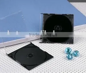 5.2mm Single Black Ultra Slim PS CD Jewel Case thumbnail-2