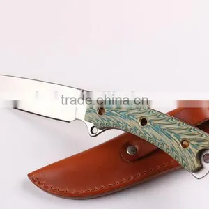 OEM Colorful 7Cr17 Steel Military Knife Full Tang Blade thumbnail-3