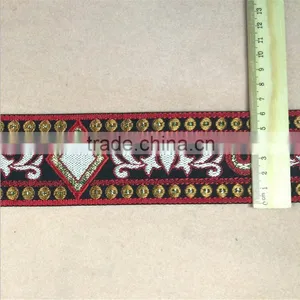 Colourful Jacquard Webbing/Ribbon For Clothing thumbnail-6