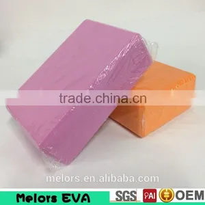 Melors Eco-friendly Yoga Block Exercise EVA YOGA Blocks and Bricks Newly Design High Quality Bamboo Yoga Block thumbnail-1