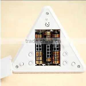Top Sale Triangle Color Changing Digital Alarm Clock/desk Clock/calendar Clock thumbnail-4