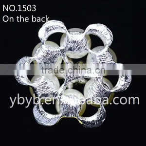 Retro Pearl Diamond Alloy Diy Hair Accessories Headdress Ornaments Handmade Accessories for Clothes Bags Shoes 1482 thumbnail-3