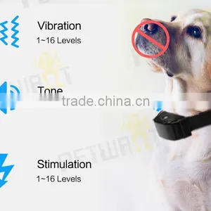 2016 New Pet Products Rechargeable Vibrating Anti Bark Collar thumbnail-2