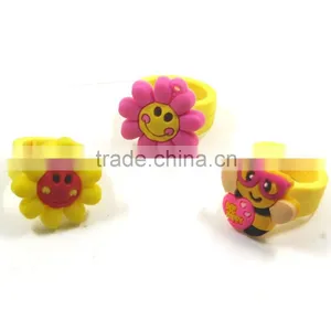 Cartoon Cute Shaped Wholesale Custom Silicone Finger Rings thumbnail-4