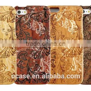 Graceful Flower Wood Engraving Case Protective Case for Iphone 5/5s/6/6s thumbnail-5