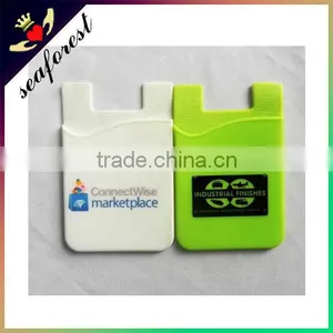 Mobile Phone Silicone Smart Wallet Adhesive Card Holder thumbnail-6