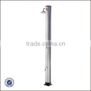Deluxe Round PVC Solar Shower With Foot Shower thumbnail-1