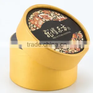 Custom Printed Kraft Paper Round Cylinder Gift Box thumbnail-2