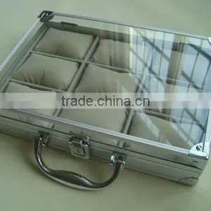 Creative Watch Case,watch Case Box With Fiber Inner,aluminum Discount Watch Box thumbnail-1