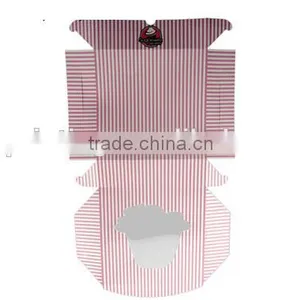 Custom Favour Take Away Folding 24 Cup Cake Box/ Exclusive Unique 24 Holes Cupcake Box / Clamshell Shape Cupcake Box With Insert thumbnail-4