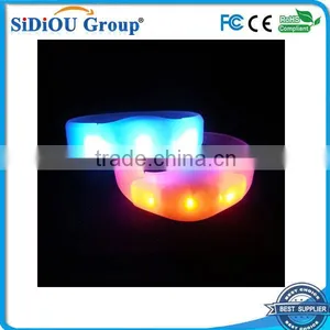 Light up Custom Sound Activated Flashing Led Wristbands thumbnail-1