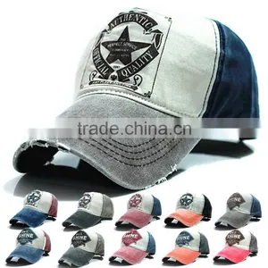 Distressed Vintage High Quality Embroidery Worn-out Baseball Cap thumbnail-6