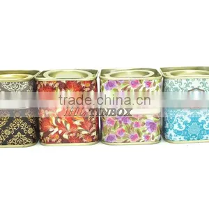 Set of Cute Square Cartoon Gift Tin Can/Tin Box thumbnail-1