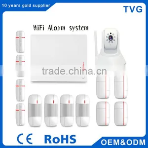 Home Security System With Motion Sensor Wifi GSM Home Security Alarm System thumbnail-2
