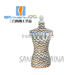 Wave Printing Elastic Fabric Female Mannequin thumbnail-5