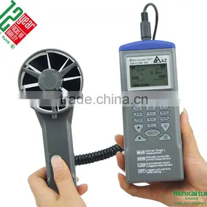 Smart Air Flow Wind Speed Meter Temperature Humidity Monitor Wet Bulb Thermometer Anemometer Data Logger thumbnail-1