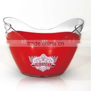 Oval Shape Smirnoff Acrylic Led Ice Bucket for Wholesale thumbnail-3