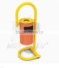 Sheet Metal Powder Coated Litter Bin for Outdoor Purpose thumbnail-1