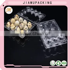 High Quality Clear Plastic Disposable Quail Egg Blister Packaging Tray 12 Holes thumbnail-6