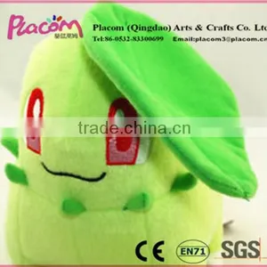 Official Cheap Cute High-quality Pokemon Grass Chikorita Doll Soft Stuffed Plush Toy for Wholesale thumbnail-5
