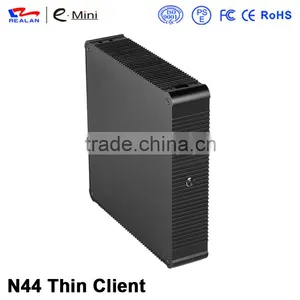 CE ROHS Certificate N44-J1900T1 Barebone Wholesaler Mini Fanless Desktop PC Thin Client thumbnail-4