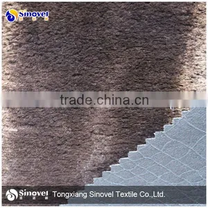 Garment Fabric With Fake Fur/ Winter Coat thumbnail-1