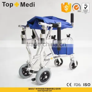 TOPMEDI Product Lightweight Health Care Portable Travel Wheelchair for Airplane Transport Wheelchair thumbnail-3