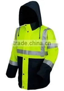 Yellow Safety Reflective Jacket ,reflective Safety Light Jacket,work Jacket With Reflective Stripes thumbnail-1