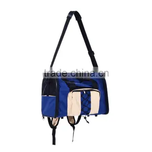 Pawhut Pet Portable Backpack Bag Cute Cat Dog Puppy Carrier -Blue thumbnail-6