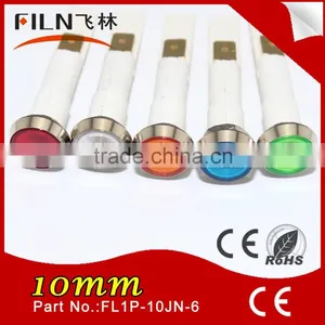 Dia 10mm Nylon PA66 Oven Round 12v Mini Led Light Indicator thumbnail-3