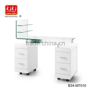 Nail Salon Furniture. Manicure Table. Salon Beauty Manicure Nail Table B34-MT010 thumbnail-1