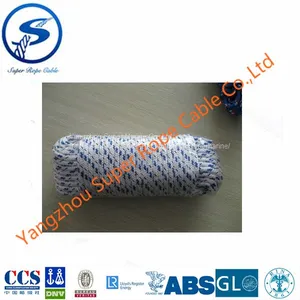 Double Braided PP Multifilament Rope，8 Strands PP Braided Rope ，PP Braided Rope Polypropylene Double Braided Rope thumbnail-1