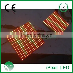 Black Pcb 8x32 Pixel Pitch 10mm, RGB Ws2812 Flexible Led Matrix thumbnail-2